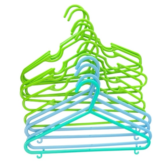 Other - Multi-Color Plastic Hangers Set children’s toddler boy unisex kids baby shower